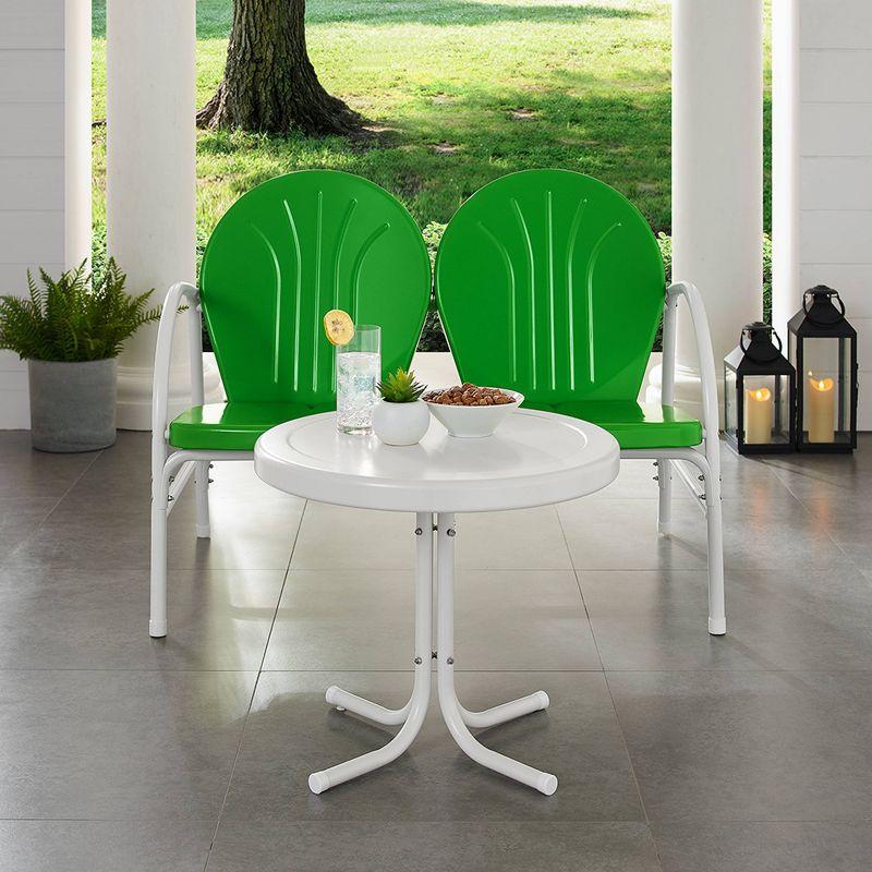 Griffith 2pc Outdoor Conversation Set - Kelly Green - Crosley