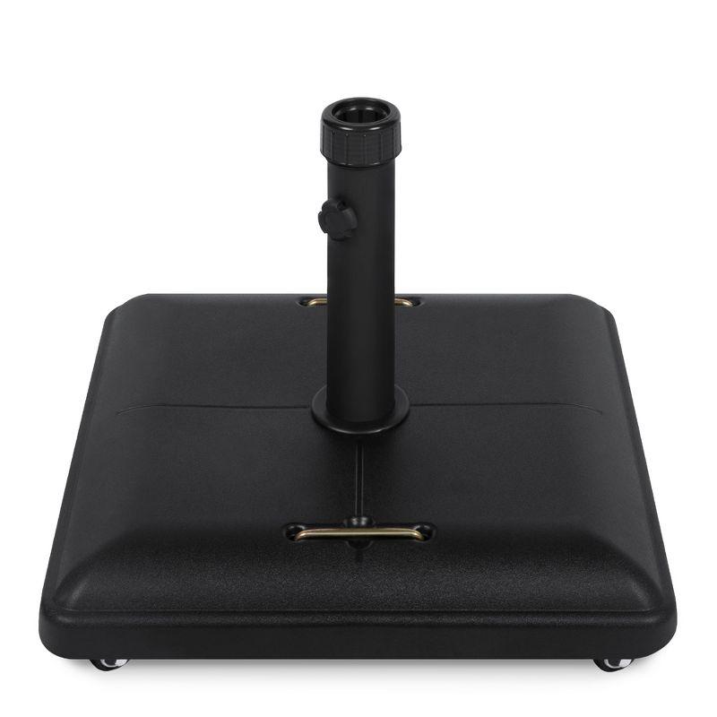 Arlmont & Co. Ristin 81 lb. Heavy Duty Concrete Rolling Patio Umbrella Base Stand with Locking Wheels