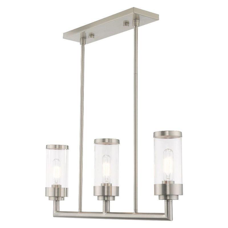 Livex Lighting Hillcrest 3 - Light Chandelier in  Brushed Nickel