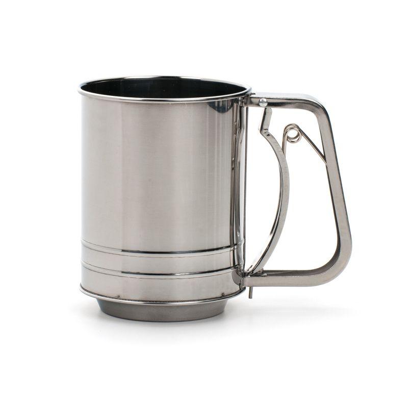Design Imports Stainless Steel Sifter with 3.5'' Diameter