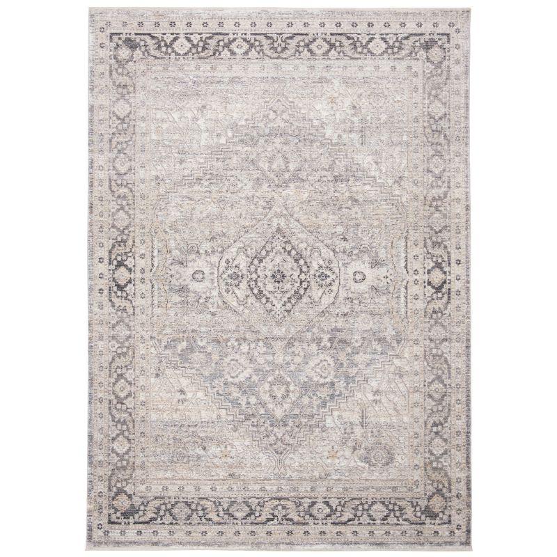 Dream DRM411 Power Loomed Indoor Accent Rug - Grey/Ivory - 2'6"x4' - Safavieh
