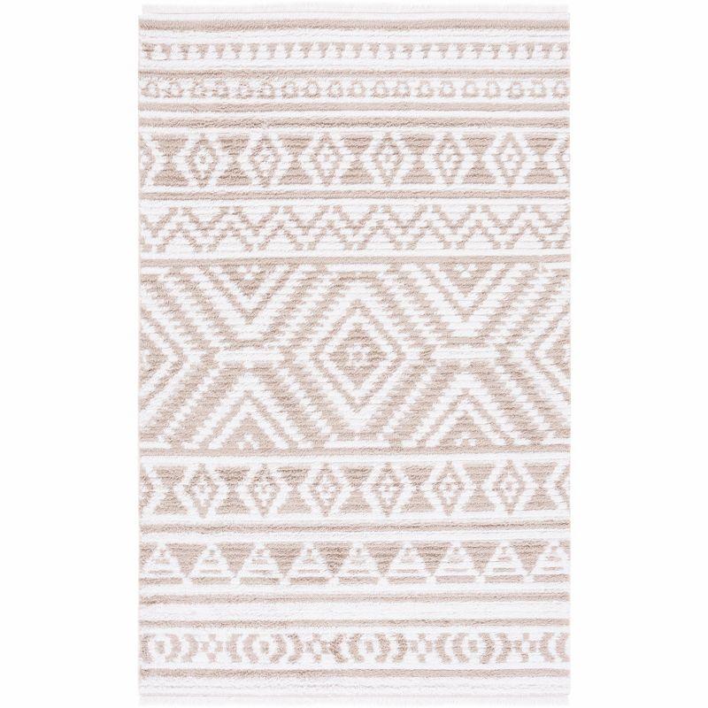 Augustine AGT849 Machine Made Indoor Area Rug - Beige/Ivory - 4'x6' - Safavieh