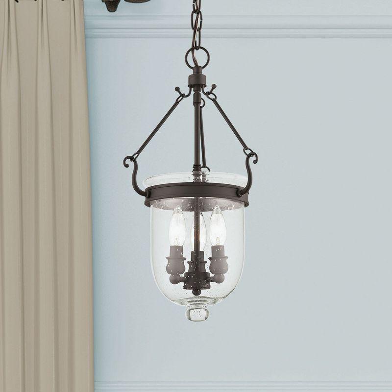 Livex Lighting Jefferson 3 - Light Chandelier in  Bronze