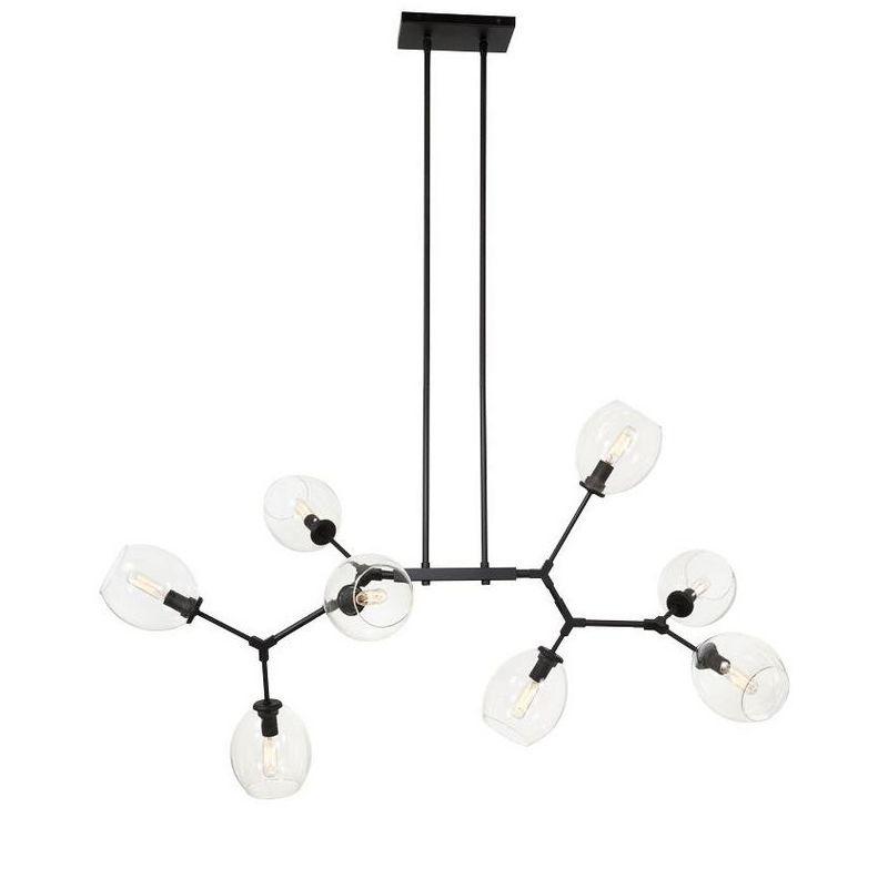 George Kovacs Lighting Nexpo 8 - Light Chandelier in  Coal