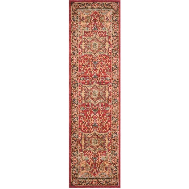 Mahal MAH625 Power Loomed Indoor Runner Rug - Natural/Navy - 2'2"x20' - Safavieh.