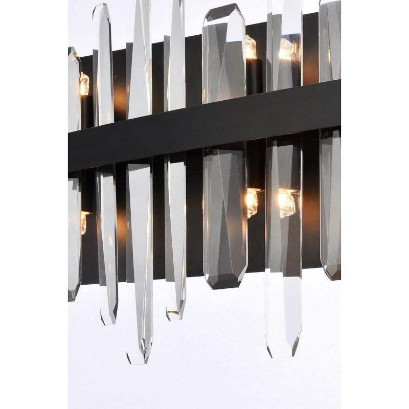 Elegant Lighting Serena 10 - Light Vanity in  Black