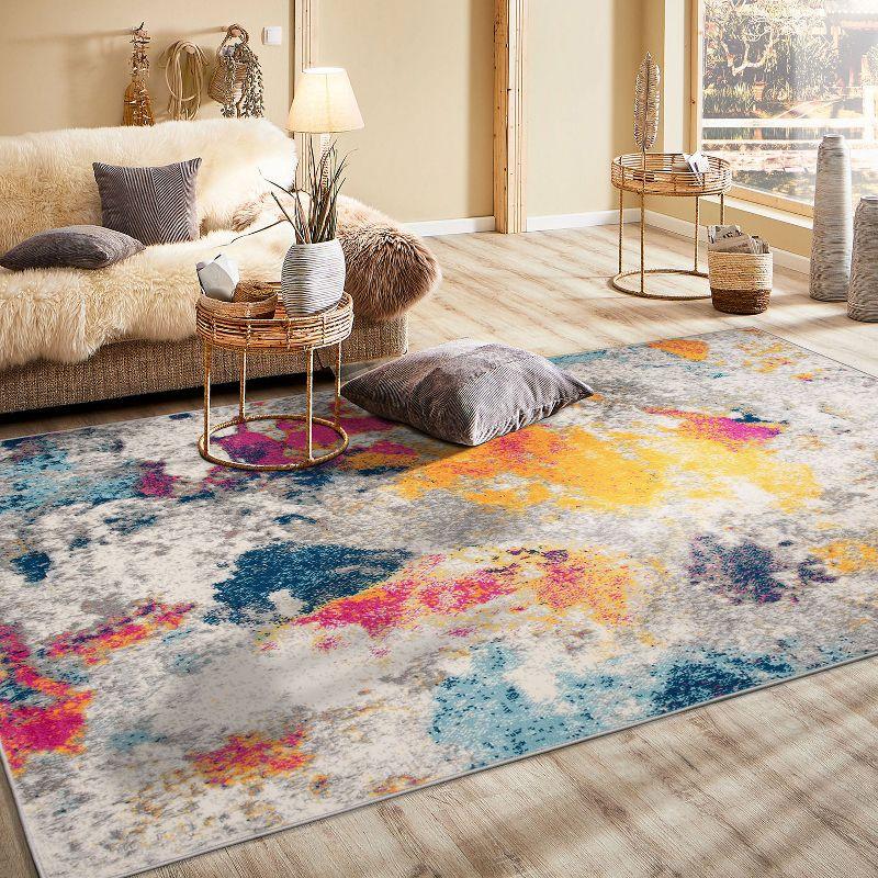 World Rug Gallery Abstract Contemporary Area Rug