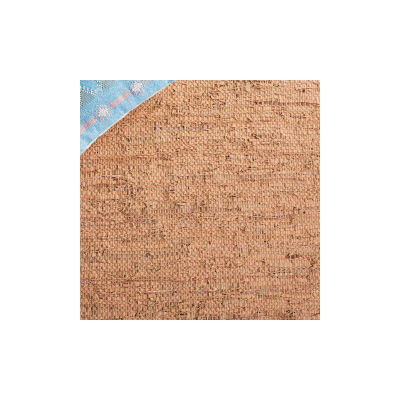 Vintage Leather VTL310 Hand Woven Indoor Accent Rug - Light Grey/Brown - 2'x3' - Safavieh