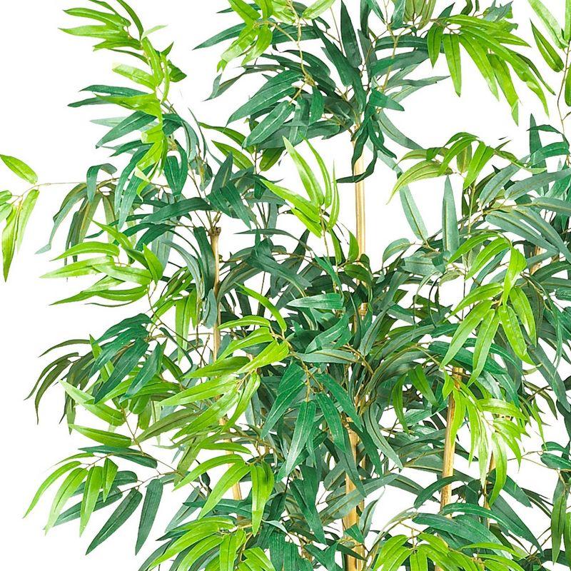 Zen Inspired 6' Silk Bamboo Potted Outdoor Tree