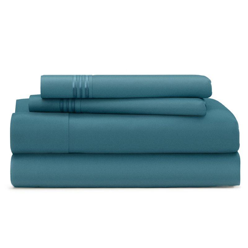 Cosy House Collection Everyday Bed Sheet Set - Dark Teal, Full