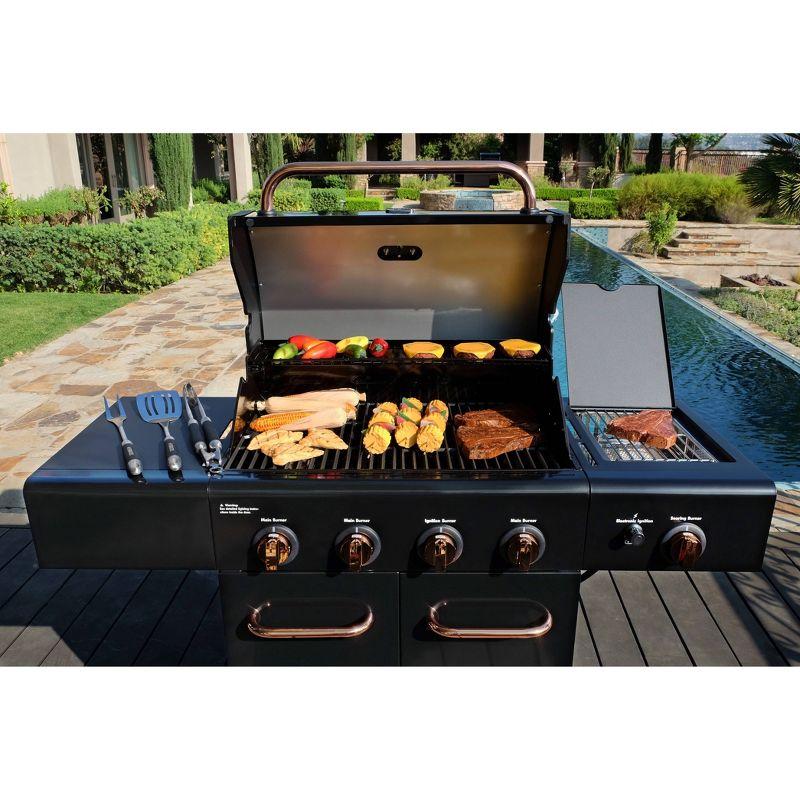 Kenmore 4-Burner Propane Gas Grill with Searing Side Burner