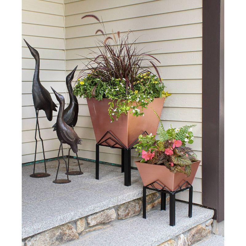 Marion Metal Pot Planter