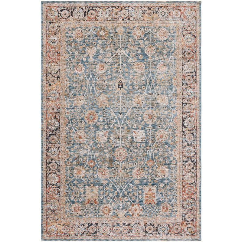 Silverado 112 Area Rug In Blue / Rust