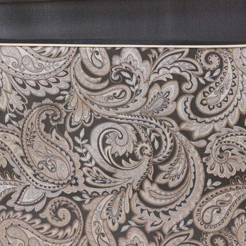 Madison Park Aubrey Paisley Jacquard Shower Curtain