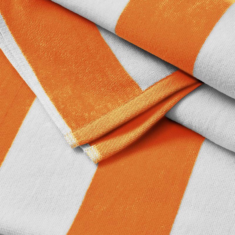 FreshFolds 100% Cotton Absorbent & Quick-Dry Cabana Beach Towels