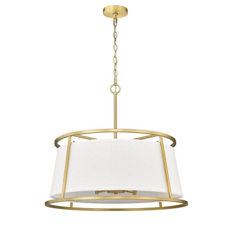 Z-Lite Lenyx 6 - Light Chandelier in  Rubbed Brass