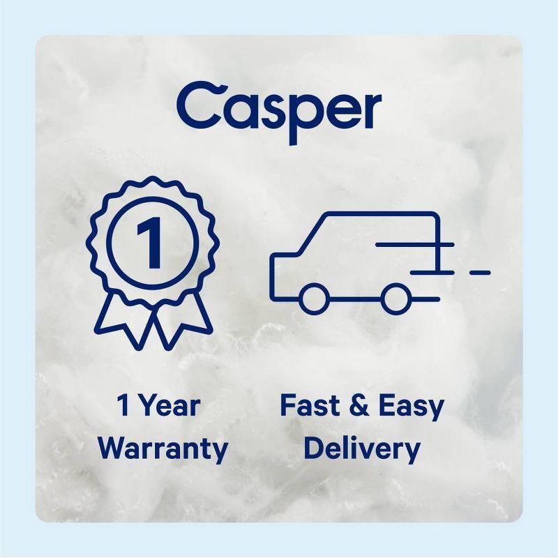Casper Sleep Essential Pillow, Standard, Two Pack (Set of 2)