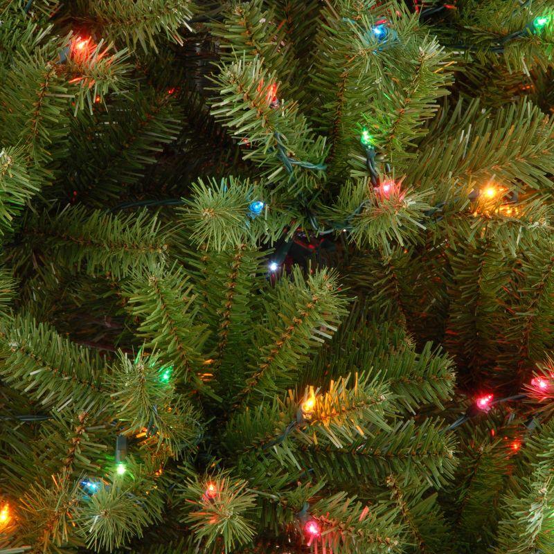 Prelit North Valley Spruce Artificial Christmas Tree Multicolor Lights - National Tree Company