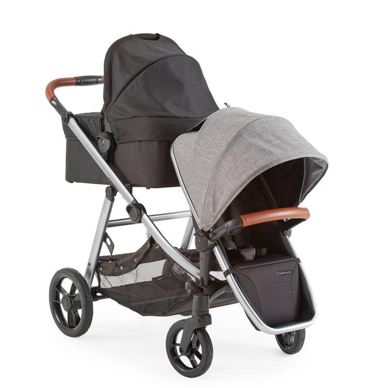Contours Legacy Single to Double Convertible Stroller - Gray