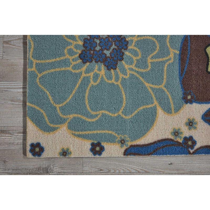 Nourison Home & Garden Oversized Flowers Indoor/outdoor Area Rug