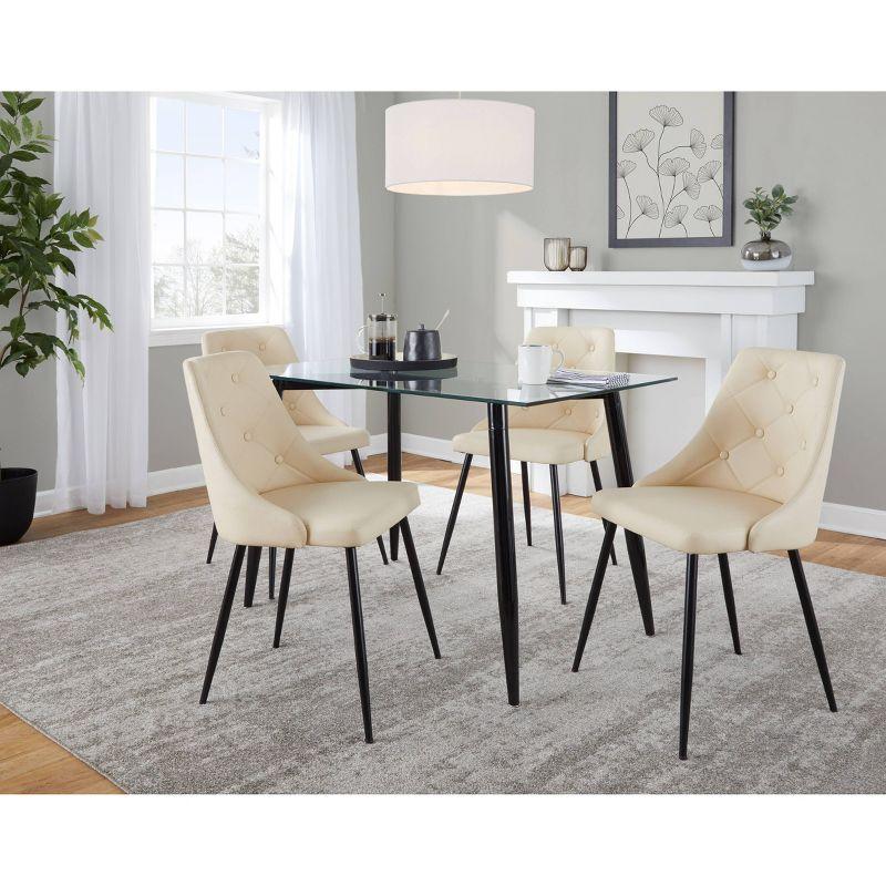 5 - Piece Glass Top Dining Set