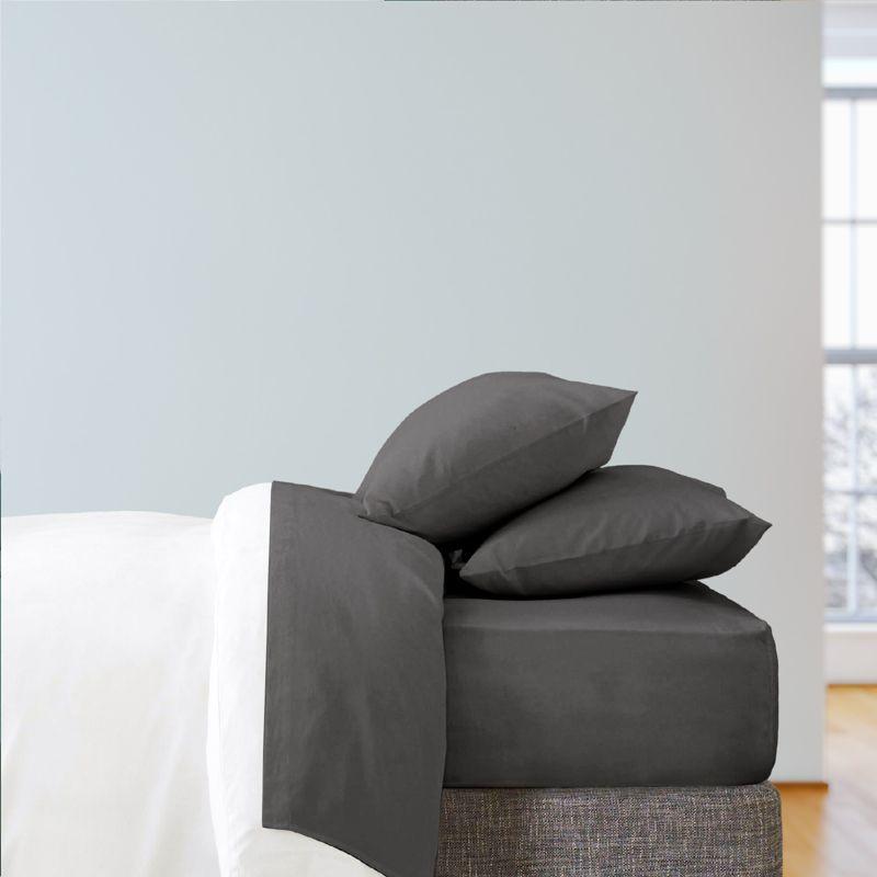 Rayon From Bamboo Solid Performance Sheet Set - Luxclub