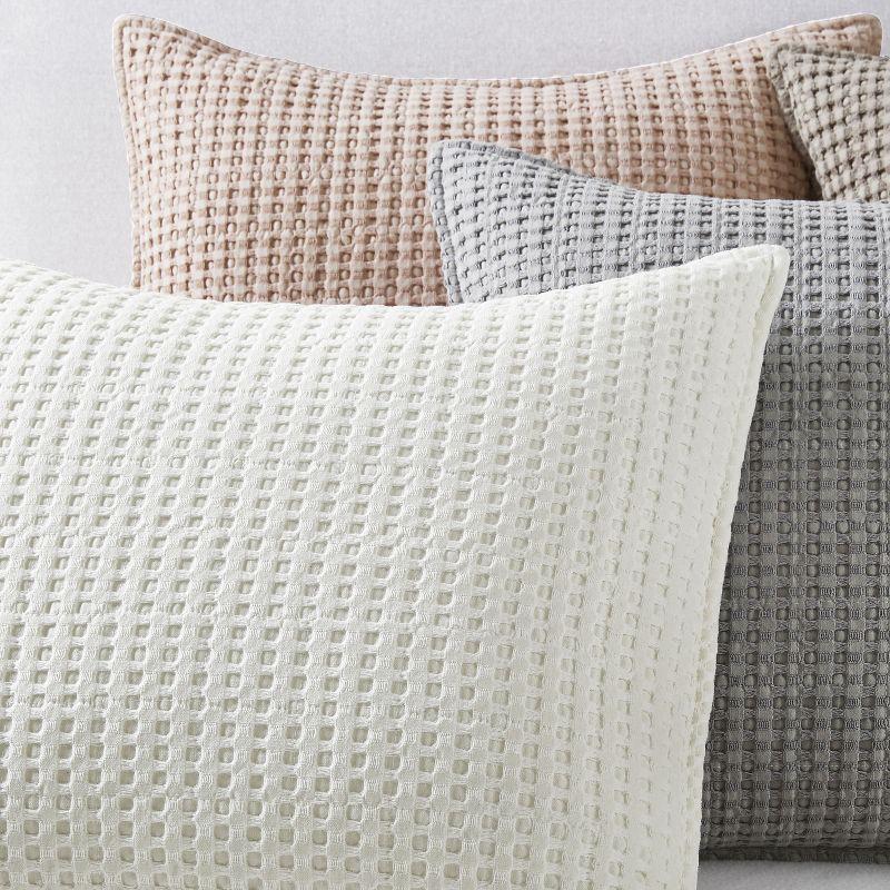 Mills Waffle Square Decorative Pillow - Levtex Home