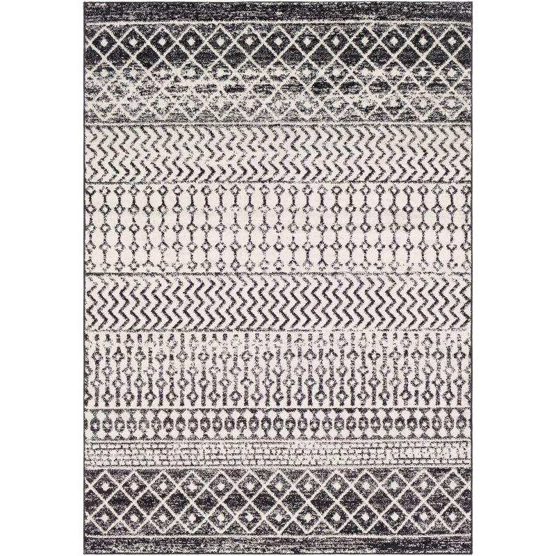 Livabliss 3'x5' Sweetgum Global Rug Gray: Traditional Stain & Fade-Resistant Medium Pile, Indoor Use