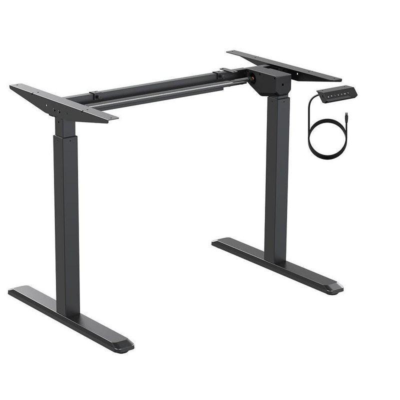 Black Electric Height Adjustable Sit-Stand Desk Frame