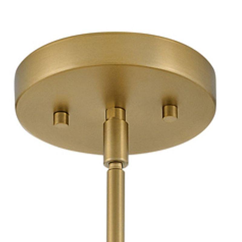 Zoë Single Light Metal Steel Dimmable Pendant