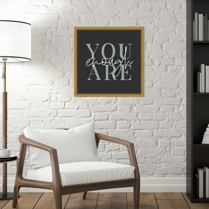 Amanti Art Daily Affirmations VI by Wild Apple Portfolio Canvas Wall Art Print Framed 16 x 16-in.