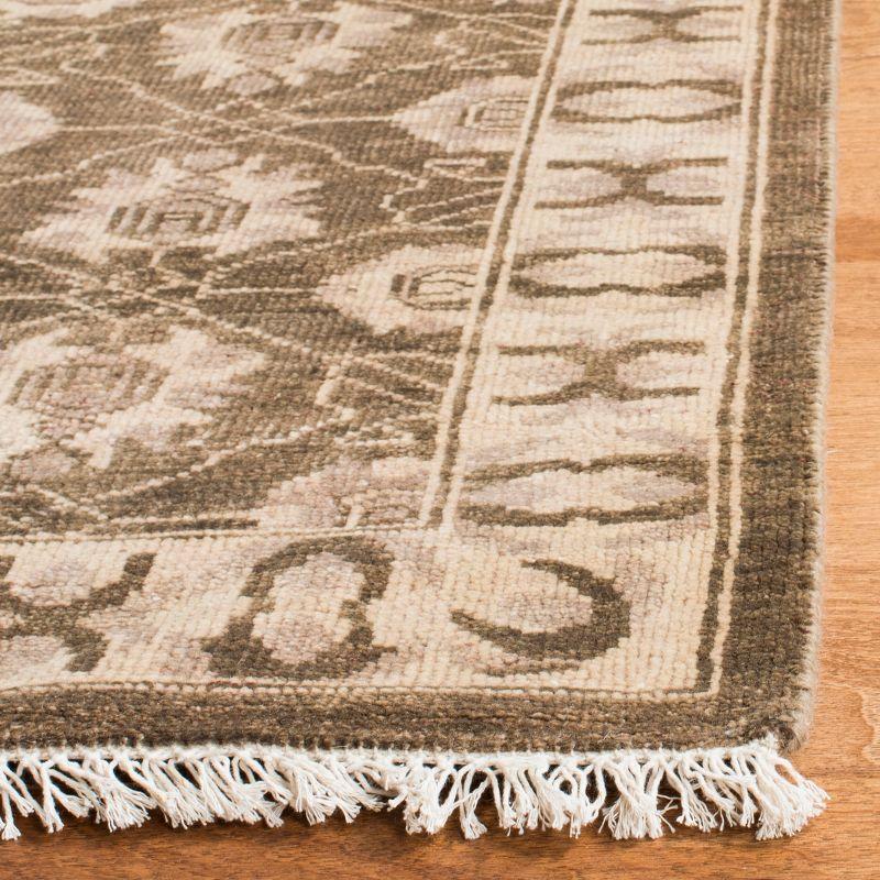 Oushak Hand Knotted Wool Oriental Rug