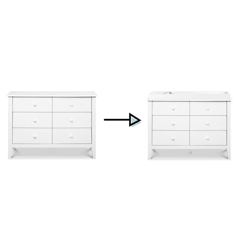 Morgan 6 Drawer 19" W Double Dresser