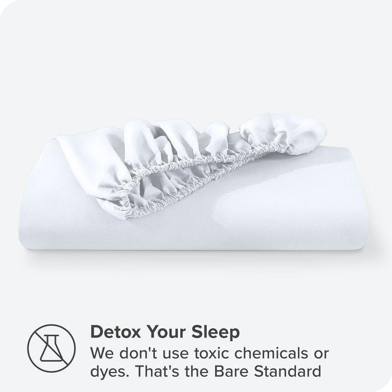 Bare Home Microfiber Fitted Sheet