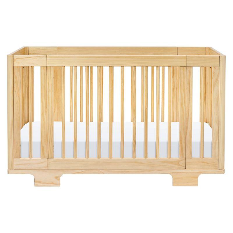 Babyletto Yuzu Natural Wood 8-in-1 Convertible Baby Crib with All Stages Conversion Kit