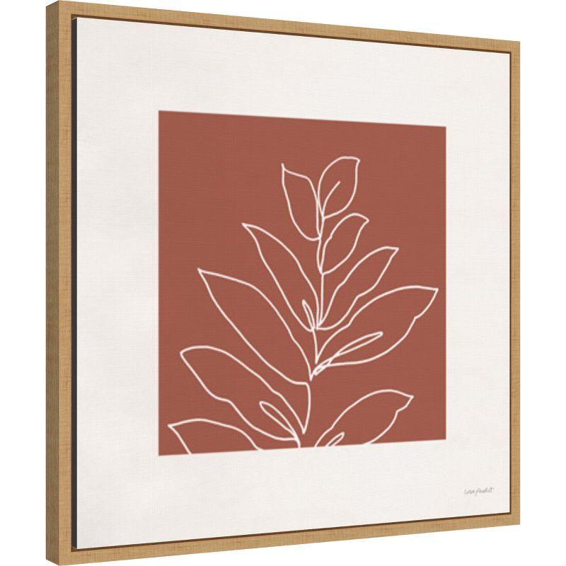 Amanti Art Just Leaves 06 by Lisa Audit Canvas Wall Art Print Framed 22 x 22-in.