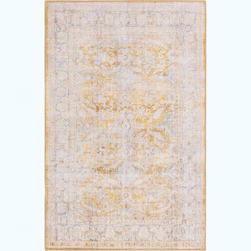 Unique Loom 3' 6 x 5' 6 Thaddeus Timeless Yellow Rectangle Area Rug