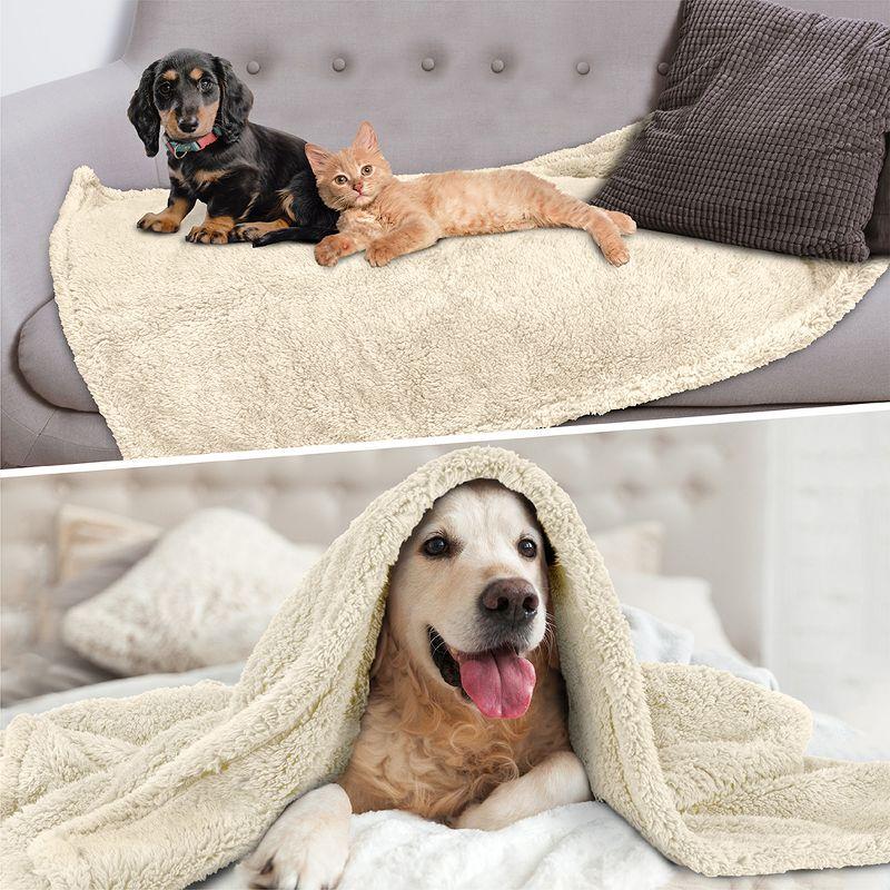 PetAmi Sherpa Fleece Pet Blanket