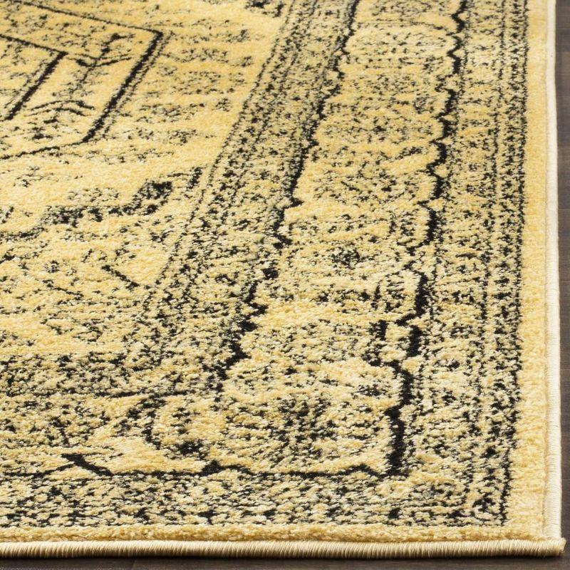 Adirondack ADR108 Power Loomed Runner Rug - Gold/Black - 2'6"x10' - Safavieh.