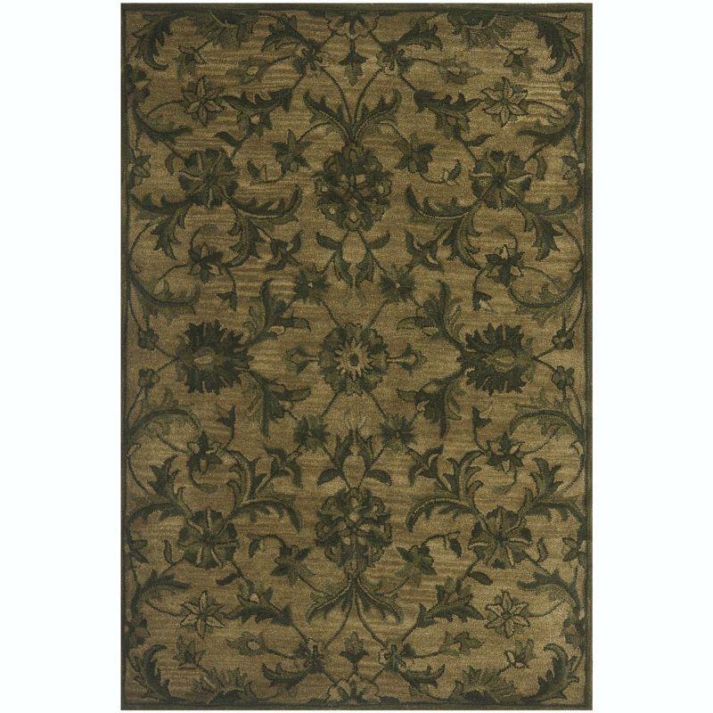 Antiquity AT824 Hand Tufted Indoor Accent Rug - Olive/Green - 2'x3' - Safavieh