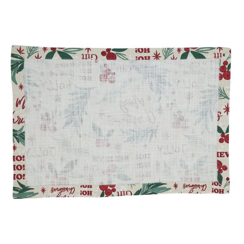 100% Cotton No Pattern Rectangle Placemat