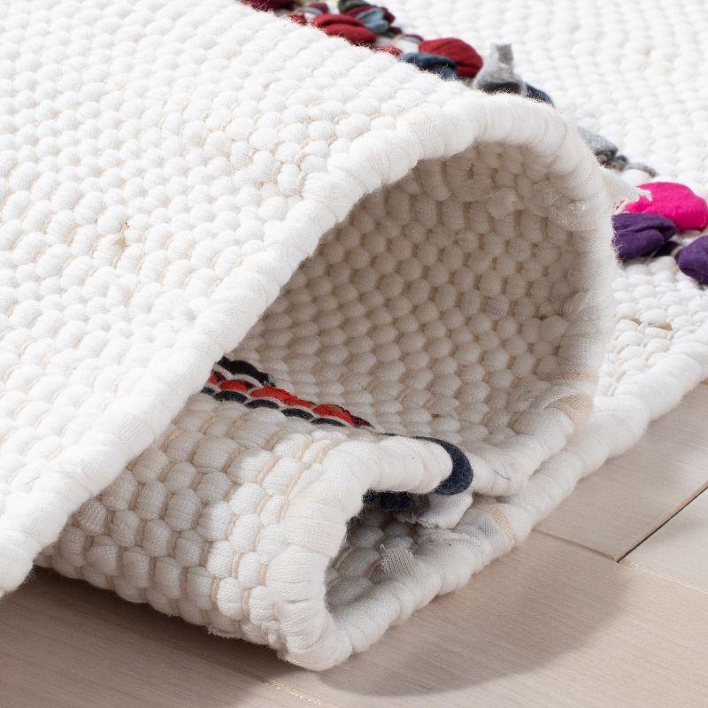 Montauk MTK816 Hand Woven Area Rug - Ivory/Black - 6'x6' - Safavieh.