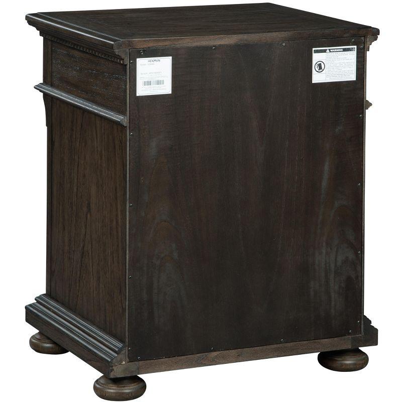 Traditional Brown 2-Drawer Legal Size File Cabinet