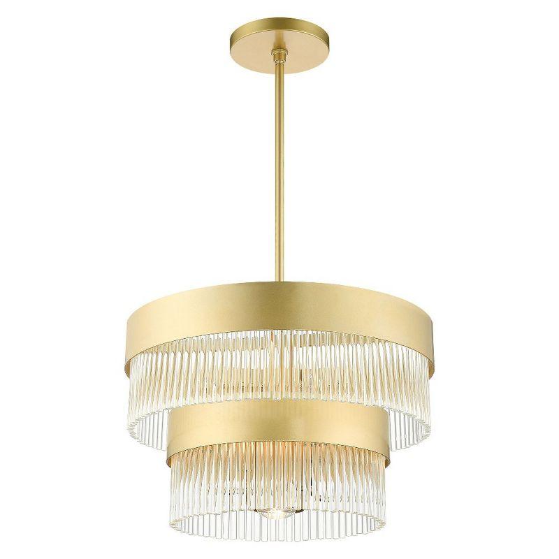 Livex Lighting Norwich 4 - Light Chandelier in  Soft Gold