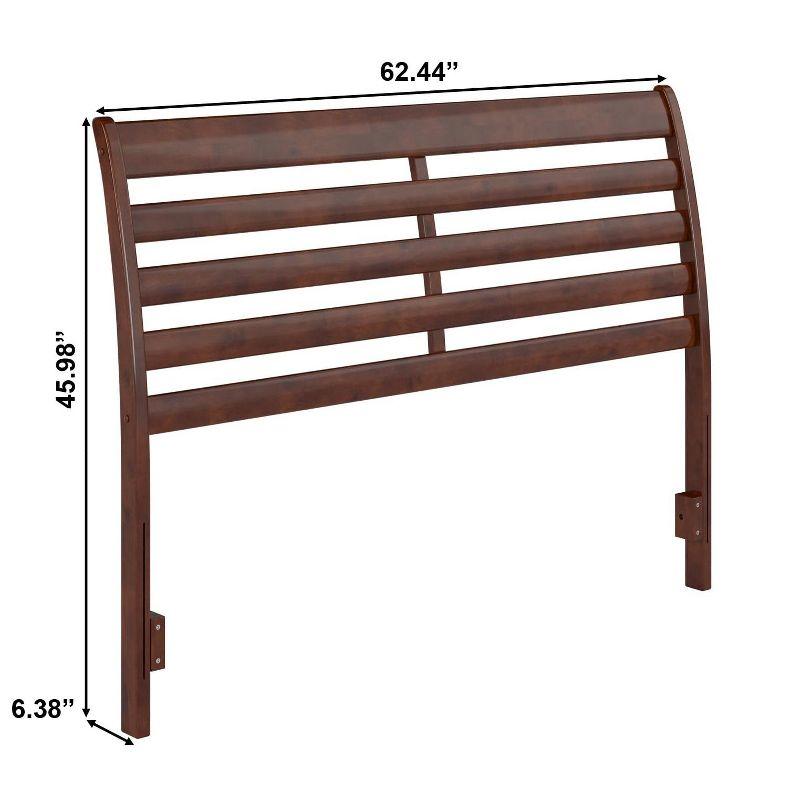 AFI Furnishings Savannah Queen Solid Wood Headboard with Attachable Charger in White