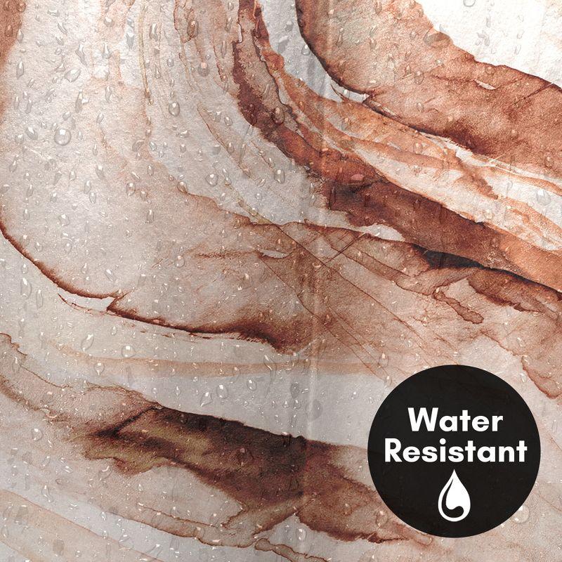 Abstract Shower Curtain Gulf by PI Creative Art