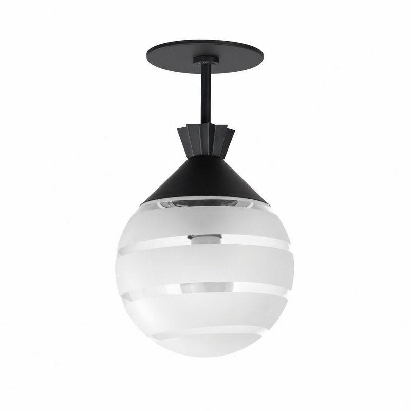 Copacabana Glass Semi Flush Mount