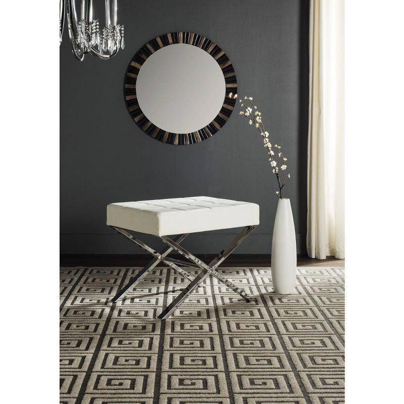 Ivy Bronx Halewood 24.5" Tufted Rectangle Standard Ottoman & Reviews | Wayfair