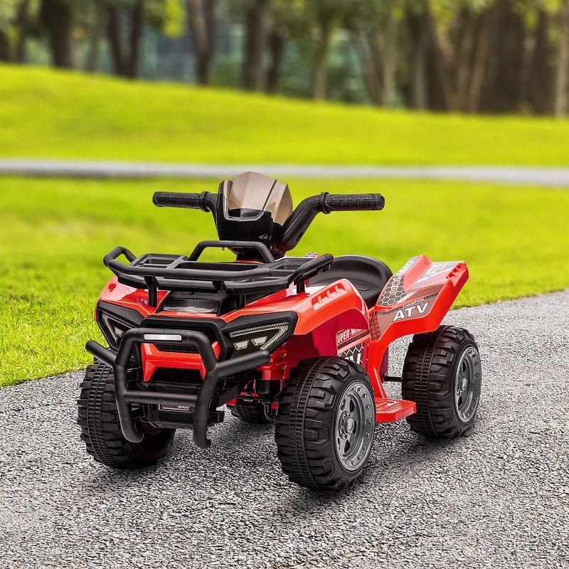 Aosom 6 Volt 1 Seater All-Terrain Vehicles Push/Pull Ride On