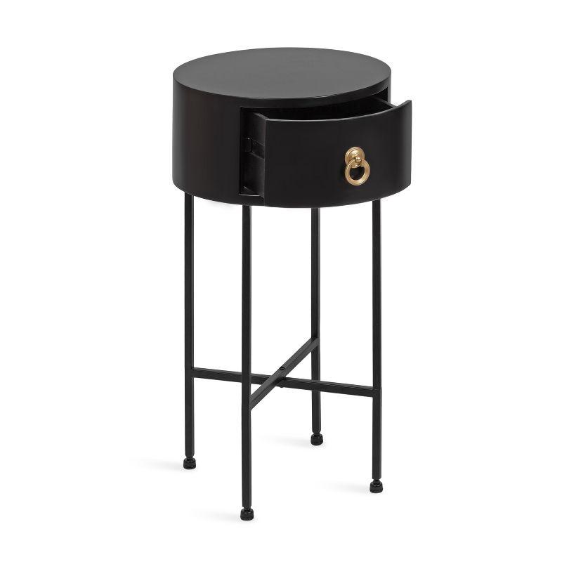 Kate and Laurel Decklyn Glam Round Side Table